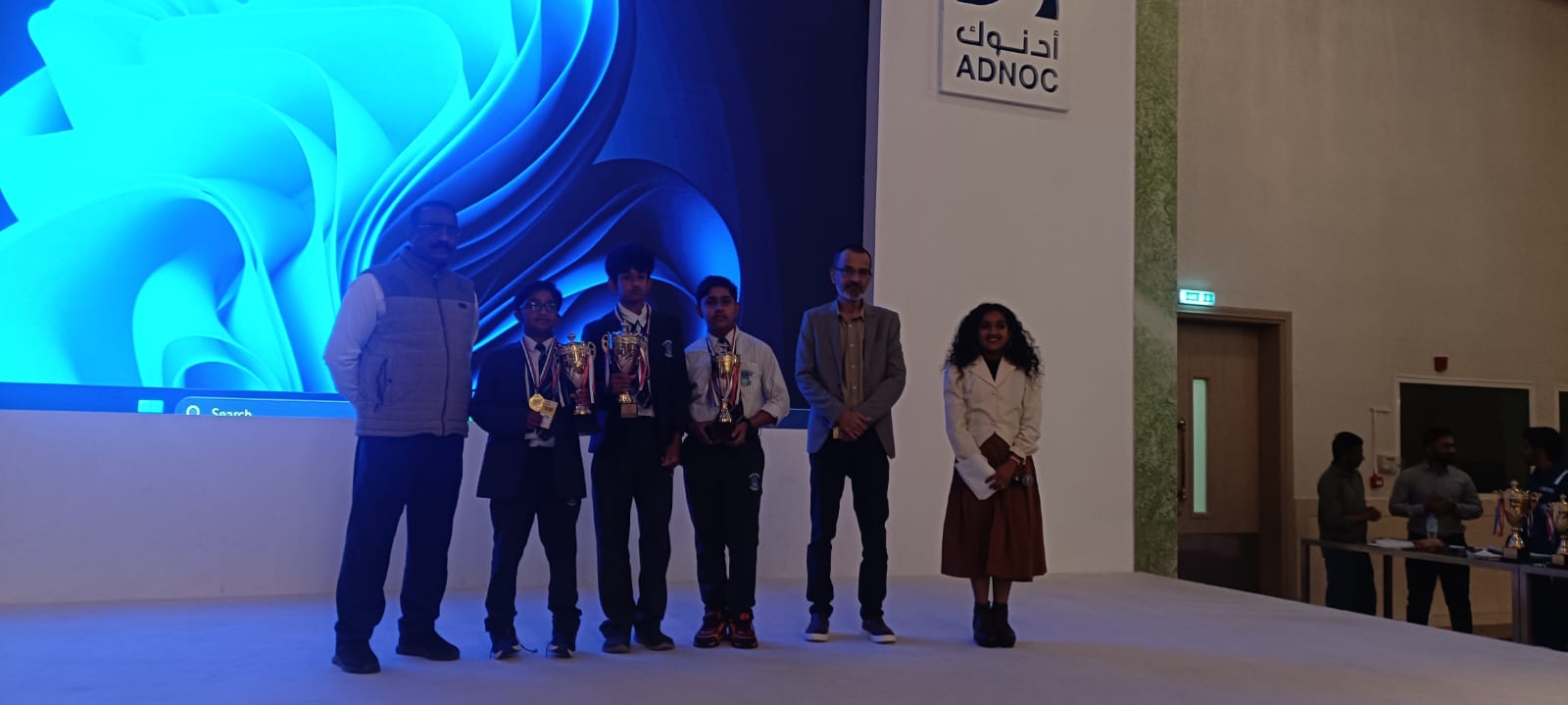 AIS Al Dhannah students in the  ADNOC Year of Community Sustainability event 2025