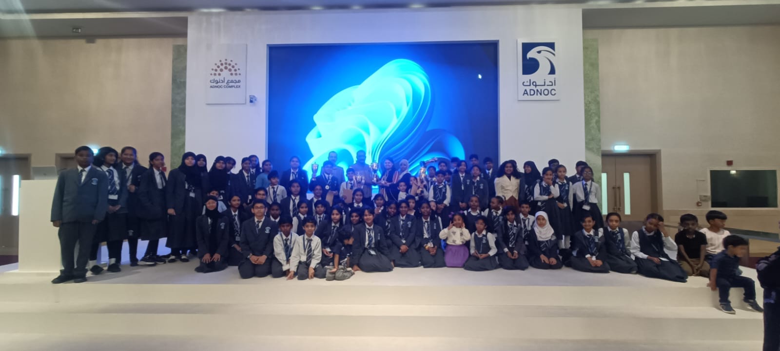 AIS Al Dhannah students in the  ADNOC Year of Community Sustainability event 2025